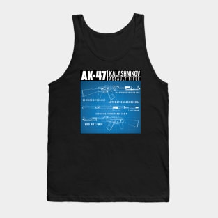 AK-47 BLUEPRINT Tank Top